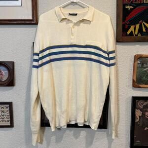 Vintage 50s/60s RARE Haband Of Paterson New Jersey Men’s Knit Sweater Size Large